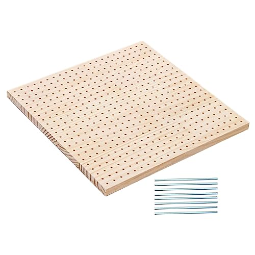 Nishiyuenyi Spannbrett Häkelbrett Strickbrett Lochbrett Holzbrett Aus Holz Gefertigt mit 8 Edelstahlstiften für Präzise Ergebnisse für Handarbeitsliebhaber Anfän, 30 cm x 30 cm Nishiyuenyi Spannbrett Häkelbrett Strickbrett Lochbrett Holzbrett Aus Holz Gefertigt mit 8 Edelstahlstiften für Präzise Ergebnisse für Handarbeitsliebhaber Anfän, 30 cm x 30 cm von Nishiyuenyi