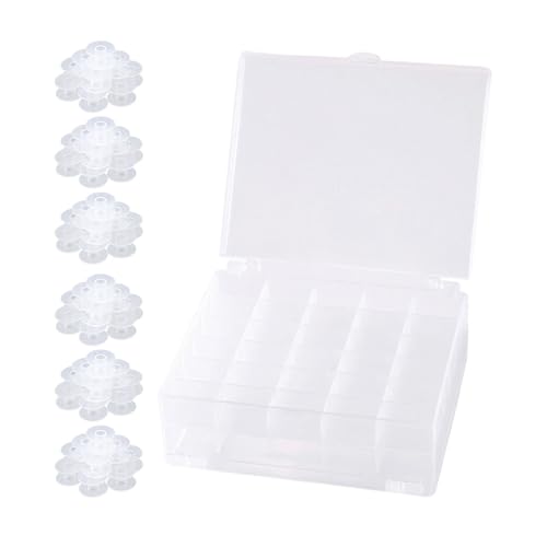 Nishiyuenyi Spulenbox Haushalt Transparent Kratzfest Schutz Spulenhalter von Nishiyuenyi