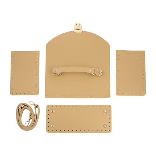Nishiyuenyi Taschenherstellungs Set Als Häkelset mit Handtaschenzubehör Taschengriffen Und Seitenteilen Stabiler Boden Aus PU für Formstabilität Als Gesche, Khaki Nishiyuenyi Taschenherstellungs Set Als Häkelset mit Handtaschenzubehör Taschengriffen Und Seitenteilen Stabiler Boden Aus PU für Formstabilität Als Gesche, Khaki von Nishiyuenyi