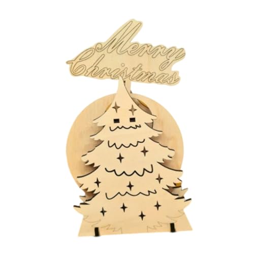 Nishiyuenyi Weihnachtsbaum Als Tischaufsteller Und Adventsdeko Eine Handgefertigte Holzfigur Als Sanft Schwingender Festschmuck für Die Stimmungsvolle Weihnachts, Brief Nishiyuenyi Weihnachtsbaum Als Tischaufsteller Und Adventsdeko Eine Handgefertigte Holzfigur Als Sanft Schwingender Festschmuck für Die Stimmungsvolle Weihnachts, Brief von Nishiyuenyi
