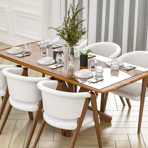 Nisorpa Transparenter PVC-Tischschutz, 2 mm, 200 x 100 cm, wasserdicht und öldicht, Tischdecke für Küche, Esszimmer, Tische von Nisorpa