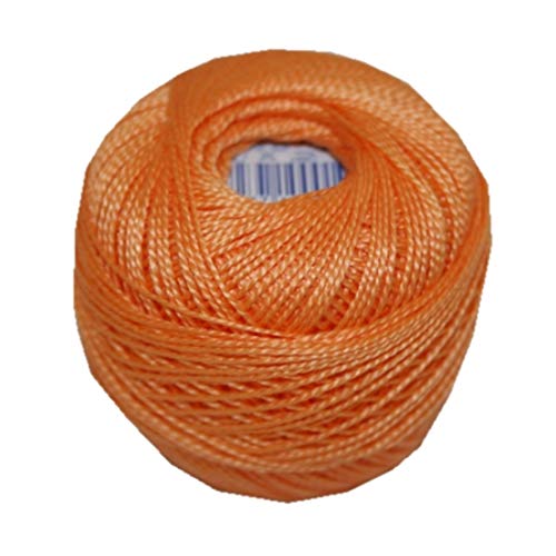 PERLOVKA Kreuzstichgarn Baumwolle Perlgarn 10g 85m orange (2182) von Niťárna Česká Třebová s.r.o.