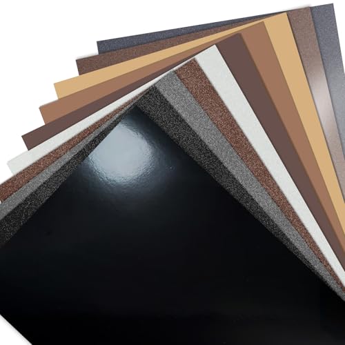 30 braune Kartonpapierbögen, 20,3 x 30,5 cm, Farbfolie, spiegelnd, metallisch, glitzernd, schimmerndes Papier, 250 g/m², für Kartenherstellung, Journaling, Origami, Scrapbook-Zubehör 30 braune Kartonpapierbögen, 20,3 x 30,5 cm, Farbfolie, spiegelnd, metallisch, glitzernd, schimmerndes Papier, 250 g/m², für Kartenherstellung, Journaling, Origami, Scrapbook-Zubehör von Nitelemn