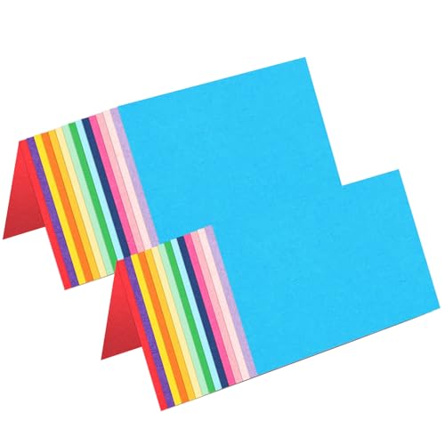 60 Stück gefaltete Blanko-Notizkarten, Zeltkarten, 20,3 x 15,2 cm, gefaltet auf 10,2 x 15,2 cm, 41,7 kg/250 g/m², Dankeskarten für Einladungen, Hochzeiten, Grußkarten, alle Anlässe zum Selbermachen 60 Stück gefaltete Blanko-Notizkarten, Zeltkarten, 20,3 x 15,2 cm, gefaltet auf 10,2 x 15,2 cm, 41,7 kg/250 g/m², Dankeskarten für Einladungen, Hochzeiten, Grußkarten, alle Anlässe zum Selbermachen von Nitelemn