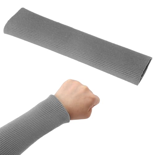 Niuhong 40 Cm Ärmelbündchen Elastische Bündchen Kleidung Elastisch Stricken Ärmel Nähen Ärmel Ersatz Daunenjacke Repair Herab Flicken Reparaturflicken Stoff Pullover Jacke Nähen DIY (Grau) von Niuhong