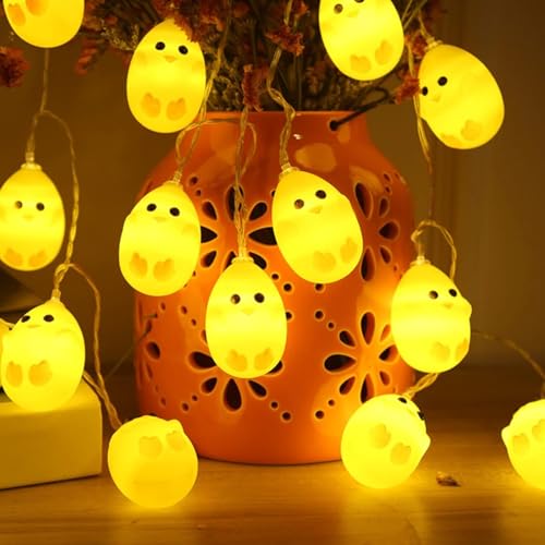 Niumowa lichterkette ostern,2M 10 LEDs Ostern Lichterketten Batteriebetrieben, Osterküken Ostereier Lichterkette, Ostern Deko, LED Ostern für Ostern Dekoration Party Outdoor Garten Festival Niumowa lichterkette ostern,2M 10 LEDs Ostern Lichterketten Batteriebetrieben, Osterküken Ostereier Lichterkette, Ostern Deko, LED Ostern für Ostern Dekoration Party Outdoor Garten Festival von Niumowa