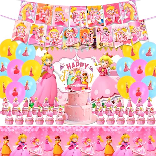 Peach Geburtstag Deko, Peach Birthday Decorations, Peach Luftballon, Dekoration Party Luftballons, Geburtstagsparty Deko von Niumowang