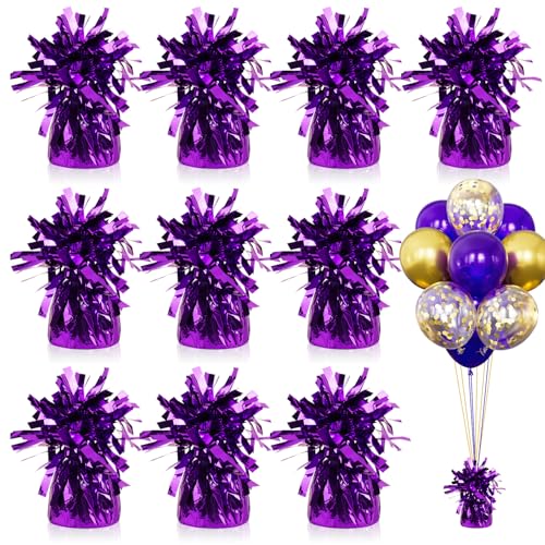 Niuny Ballongewicht für Heliumballons Luftballon Beschwerer 10Stk Ballon Beschwerer Ballongewichte Lila 170g/Stk Ballonbeschwerer mit Folien für Hochzeit Party Geburtstag Ballons Dekoration Niuny Ballongewicht für Heliumballons Luftballon Beschwerer 10Stk Ballon Beschwerer Ballongewichte Lila 170g/Stk Ballonbeschwerer mit Folien für Hochzeit Party Geburtstag Ballons Dekoration von Niuny