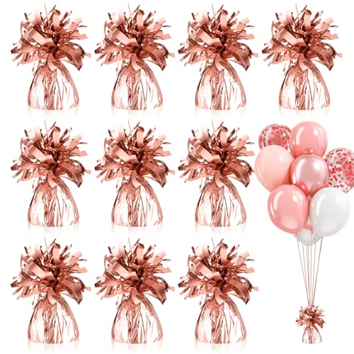 Niuny Ballongewicht für Heliumballons Luftballon Beschwerer 10Stk Ballon Beschwerer Ballongewichte Roségold 170g/Stk Ballonbeschwerer mit Folien für Hochzeit Party Geburtstag Ballons Dekoration Niuny Ballongewicht für Heliumballons Luftballon Beschwerer 10Stk Ballon Beschwerer Ballongewichte Roségold 170g/Stk Ballonbeschwerer mit Folien für Hochzeit Party Geburtstag Ballons Dekoration von Niuny