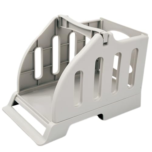 Nivofu Etikettenhalter, Kleiner Etikettenständer für Thermoetikettendrucker, Etikettenaufwickler, Drucker Rollenständer, Mobile Thermo Etikettenhalter, Zubehör für Desktop-Etikettendrucker, Weiß von Nivofu