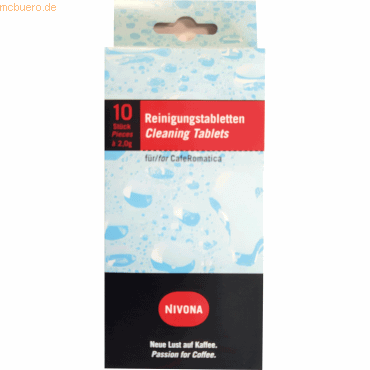 Nivona Nivona Reinigunstablette NIRT701 10 Stück Nivona Nivona Reinigunstablette NIRT701 10 Stück von Nivona