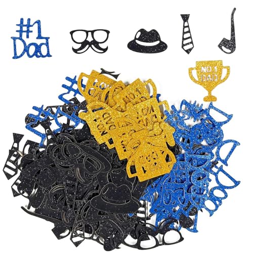 100 Stück Happy Fathers Day Konfetti, Vatertagsdekoration, Vatertagsdekoration, auffällige Dekoration, perfekt für Partys, Veranstaltungen und Feiern 100 Stück Happy Fathers Day Konfetti, Vatertagsdekoration, Vatertagsdekoration, auffällige Dekoration, perfekt für Partys, Veranstaltungen und Feiern von Niwieoi