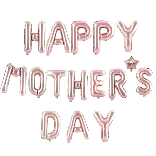 Happy Mothers Day Balloons,Mothers Day Balloons,Mother's Day Balloon,Mothers Day Foil Balloons,40.6 cm Mothers Day Banner,Mothers Day Balloons Banner Letters as Mothers Day Decorations Sets Happy Mothers Day Balloons,Mothers Day Balloons,Mother's Day Balloon,Mothers Day Foil Balloons,40.6 cm Mothers Day Banner,Mothers Day Balloons Banner Letters as Mothers Day Decorations Sets von Niwieoi