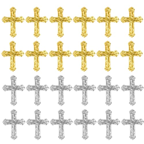 Kreuz-Konfetti, Taufdekoration, Konfirmationsdekoration, Heilige Kommunion-Dekoration, Erstkommunions-Dekoration, Glitzer-Konfetti-Streusel für Brauttaufe, Erntedankfest, Gedenkstätte (30 g) von Niwieoi