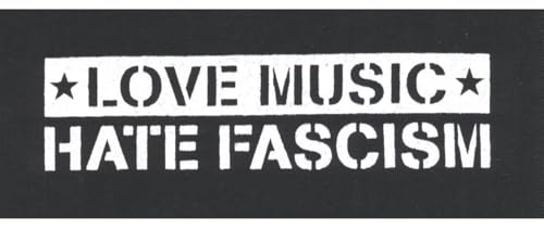 Love Music - Hate Fascism - Aufnäher Love Music - Hate Fascism - Aufnäher von Nix Gut