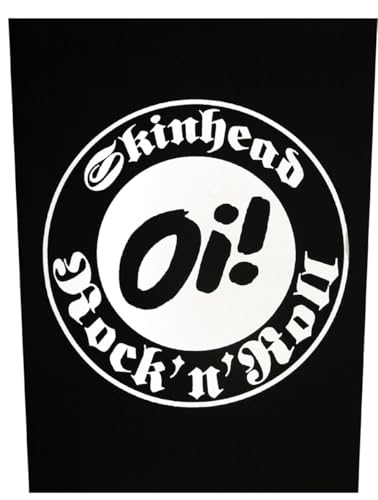 Oi! - Skinhead Rock'n'Roll - Rückenaufnäher 30x37cm Oi! - Skinhead Rock'n'Roll - Rückenaufnäher 30x37cm von Nix Gut