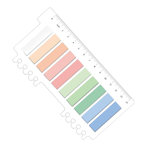 Beschreibbare Klebrige Etiketten - Farbflaggen, Tab -Notizen | Wasserdichte Seitenmarkierungen Für Dokumentenanmeldungen, Lesezeichen Für Studienführer, Dateiordneraufkleber, Planer, Scrapbook Journal von Nixiara