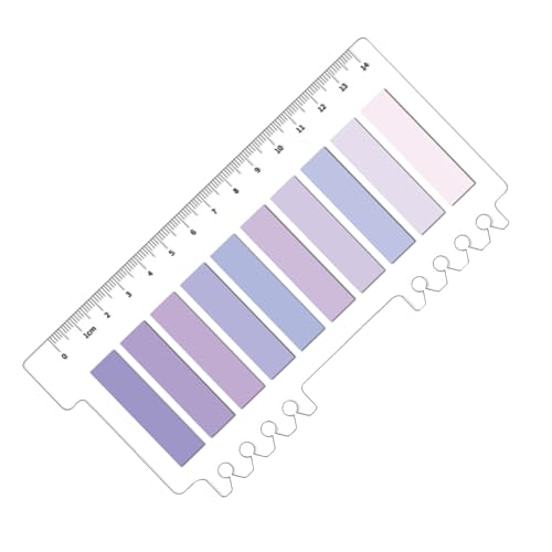 Beschreibbare Klebrige Etiketten - Farbflaggen, Tab -Notizen | Wasserdichte Seitenmarkierungen Für Dokumentenanmeldungen, Lesezeichen Für Studienführer, Dateiordneraufkleber, Planer, Scrapbook Journal von Nixiara