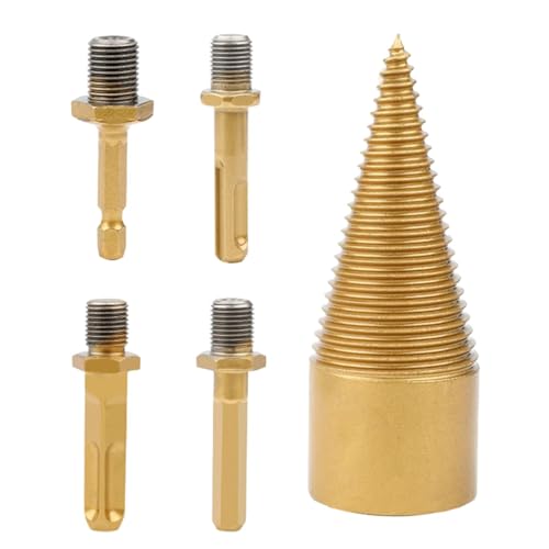 Bohrer Wood Splitter - Holzteilbohrer, Holzsplitter, robustes Bohren, robuster und multifunktionaler elektrischer Holzsplitter mit einem Sechskantbohrer für Camping und Bereich Bohrer Wood Splitter - Holzteilbohrer, Holzsplitter, robustes Bohren, robuster und multifunktionaler elektrischer Holzsplitter mit einem Sechskantbohrer für Camping und Bereich von Nixiara