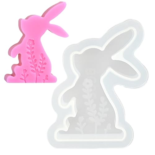 Bunny Seifenformen - Ostertierform, Katzenhasenform | Wachswachs-Skulpturform, Harzputzform Für Badebomben, Duftseife, Festliche Handwerk, Hausgemachtes Geschenkdekor, Tischverzierungen von Nixiara