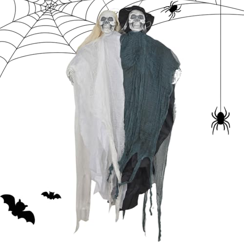 Geisterdekoration – gruselige Halloween- -Accessoires – Vintage-Horror-Zubehör mit Zubehör für die von Nixiara