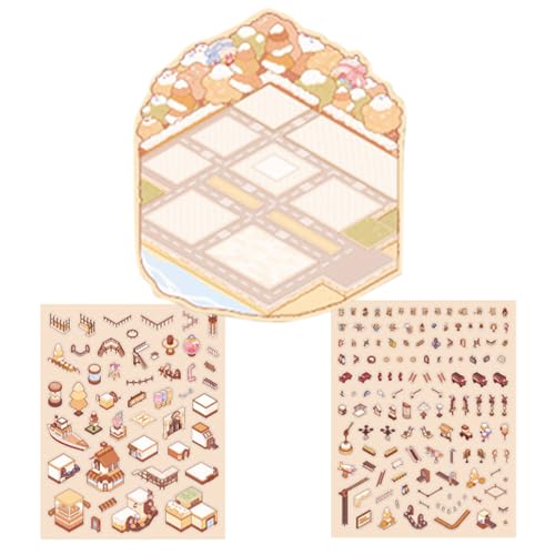 Nixiara 3D-Szenenaufkleber, dekorative Aufkleber, 3D, Capybara-Szene, für Schlafzimmer, dekorativ, wasserdicht, für kreatives Tagebuch, Haus, , Mädchen, Geschenkverpackung Nixiara 3D-Szenenaufkleber, dekorative Aufkleber, 3D, Capybara-Szene, für Schlafzimmer, dekorativ, wasserdicht, für kreatives Tagebuch, Haus, , Mädchen, Geschenkverpackung von Nixiara