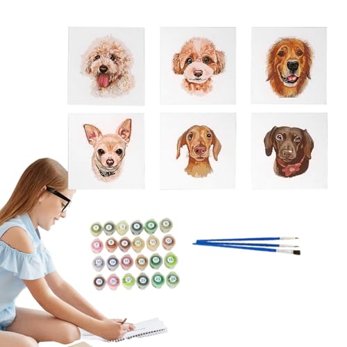 Nixiara Erwachsene malen nach Anzahl der Hunde-Kits, Malen nach Zahlen Hund | Malen nach Zahlen Leinwand Malen Malen nach Zahlen - Hunde aus Öl-Acryl gedruckt auf Leinwand für Zuhause, Nixiara Erwachsene malen nach Anzahl der Hunde-Kits, Malen nach Zahlen Hund | Malen nach Zahlen Leinwand Malen Malen nach Zahlen - Hunde aus Öl-Acryl gedruckt auf Leinwand für Zuhause, von Nixiara