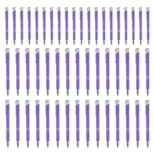 Nixiara Executive Pen - 50x Metall Kugelschreiber Set | Multifunktionales stilvolles Schreibzubehör mit silberner Clip für Geschäftsleute, Studenten, Lehrer und Profis - für den täglichen Einsatz in Nixiara Executive Pen - 50x Metall Kugelschreiber Set | Multifunktionales stilvolles Schreibzubehör mit silberner Clip für Geschäftsleute, Studenten, Lehrer und Profis - für den täglichen Einsatz in von Nixiara