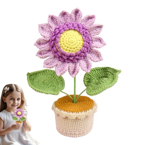 Nixiara Häkelblumen, Häkeldekoration, handgestrickt, Armaturenbrett-Dekoration, für Urlaubsszene, Ornament, 25 cm, für Geburtstagsfeier und Nixiara Häkelblumen, Häkeldekoration, handgestrickt, Armaturenbrett-Dekoration, für Urlaubsszene, Ornament, 25 cm, für Geburtstagsfeier und von Nixiara