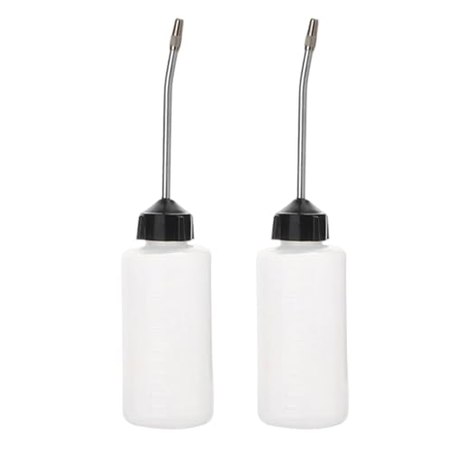 Nixiara Nadelfettflaschen - 2 Stück Nadelspitzen Flaschen - 120ML Präzisions Flasche mit Langhals für Nähmaschinen Haushalt Handwerk Industrie Kfz Nixiara Nadelfettflaschen - 2 Stück Nadelspitzen Flaschen - 120ML Präzisions Flasche mit Langhals für Nähmaschinen Haushalt Handwerk Industrie Kfz von Nixiara