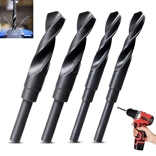 Nizirioo 4 stück spiralbohrer, HSS spiralbohrer, 14/16/18/20mm 1/2-schaft-spiralbohrer metallbohrer stahlbohrer bohrer-set reduzierter schaft mit reduziertem schaft für aluminium stahl holz kunststoff Nizirioo 4 stück spiralbohrer, HSS spiralbohrer, 14/16/18/20mm 1/2-schaft-spiralbohrer metallbohrer stahlbohrer bohrer-set reduzierter schaft mit reduziertem schaft für aluminium stahl holz kunststoff von Nizirioo
