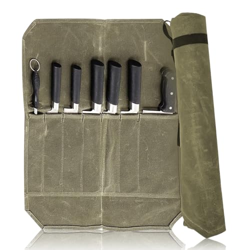 Nizirioo Messertasche, Messer-Rolltasche, Kochmesser Rolltasche Mit 7 Fächern, Kochmesserrolle Messerkoffer Messeraufbewahrung Multifunktionale Werkzeugrolltasche Für Camping Wandern Freizeit Nizirioo Messertasche, Messer-Rolltasche, Kochmesser Rolltasche Mit 7 Fächern, Kochmesserrolle Messerkoffer Messeraufbewahrung Multifunktionale Werkzeugrolltasche Für Camping Wandern Freizeit von Nizirioo