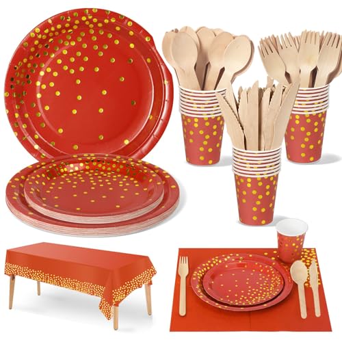Nkaiso Partygeschirr Kindergeburtstag 141Stück Burgund Gold Partyteller Geburtstag Mädchen Party Papier Set Teller Becher Servietten Geschirr zum Geburtstagsdeko-20 Gäste Nkaiso Partygeschirr Kindergeburtstag 141Stück Burgund Gold Partyteller Geburtstag Mädchen Party Papier Set Teller Becher Servietten Geschirr zum Geburtstagsdeko-20 Gäste von Nkaiso