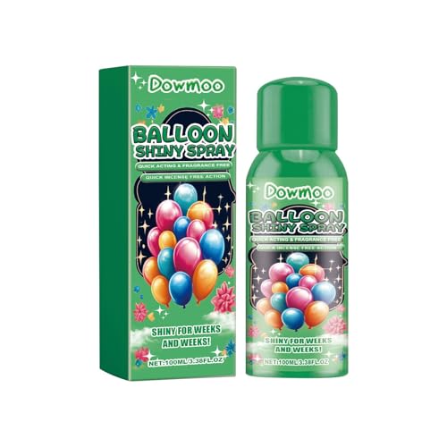 Ballonspray Shine – Ballonspray Glanz für eleganten Glanz | Sofortiger Hochglanz, elegantes Finish, schnelltrocknend 100ml Sprühaufheller für dauerhaften Glanz auf Partys Ballonspray Shine – Ballonspray Glanz für eleganten Glanz | Sofortiger Hochglanz, elegantes Finish, schnelltrocknend 100ml Sprühaufheller für dauerhaften Glanz auf Partys von Nkmujil