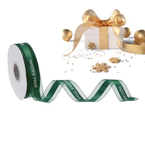 Blumenband | Satinband zum Verpacken und Verpacken – Verzierter Blumenstrauß, Wickelschlangen, vielseitiges Verpackungsband für Hochzeit, Blumenstrauß von Nkmujil