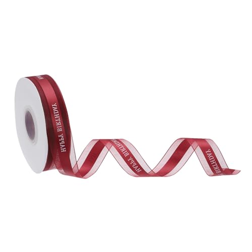Hochzeitsband | Satinband zum Verpacken und Verpacken – Dekoration verzierte Krawatte, Blumenbänder, Blumenstrauß-Zubehör für Hochzeitstortenschachtel Hochzeitsband | Satinband zum Verpacken und Verpacken – Dekoration verzierte Krawatte, Blumenbänder, Blumenstrauß-Zubehör für Hochzeitstortenschachtel von Nkmujil
