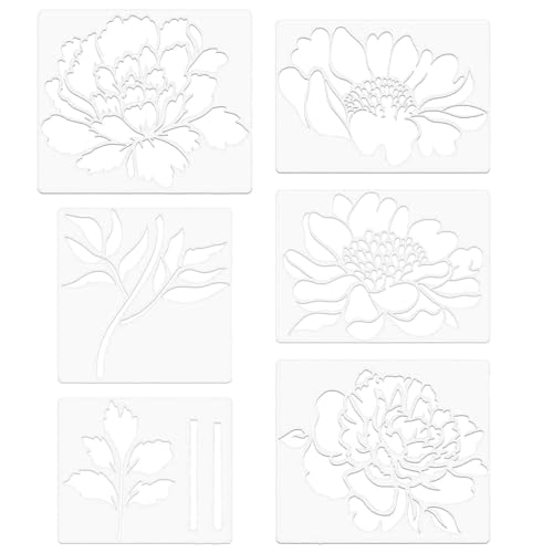 Zaunschablonen zum Bemalen | Malschablonen Blumenwandschablone | Wiederverwendbare Blumengartenschablone Blumenschablone Blumenschablonen für Garten, Hof, Balkon Zaunschablonen zum Bemalen | Malschablonen Blumenwandschablone | Wiederverwendbare Blumengartenschablone Blumenschablone Blumenschablonen für Garten, Hof, Balkon von Nkmujil