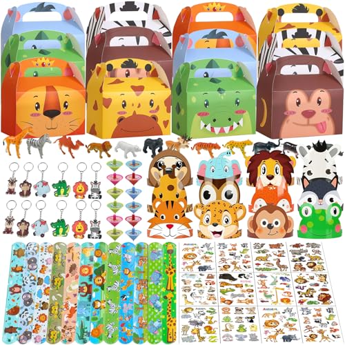 NlsqEU Dschungel Party Mitgebsel Set, Tiere Party Mitgebsel, Dschungel Party Mitgebsel,, Geschenktüten, Schlüsselanhänger, Modell Spielzeug, Aufkleber, Schnapparmband, Kreisel, Kopfbedeckung NlsqEU Dschungel Party Mitgebsel Set, Tiere Party Mitgebsel, Dschungel Party Mitgebsel,, Geschenktüten, Schlüsselanhänger, Modell Spielzeug, Aufkleber, Schnapparmband, Kreisel, Kopfbedeckung von NlsqEU
