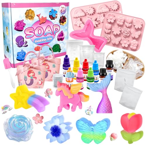 NlsqEU Seife Selber Machen Kinder,Seife Selber Machen,Einhorn-Seifenherstellung-Set,Seifen-Set Zum Selbermachen für Kinder Basteln Kreativ für Mädchen Jungen Kindergeburtstag Weihnachts Geschenk NlsqEU Seife Selber Machen Kinder,Seife Selber Machen,Einhorn-Seifenherstellung-Set,Seifen-Set Zum Selbermachen für Kinder Basteln Kreativ für Mädchen Jungen Kindergeburtstag Weihnachts Geschenk von NlsqEU