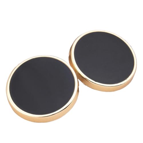 Metallknöpfe, 11 mm bis 25 mm, Schwarz, 20 mm, 6 Stück, 6 Stück Metallknöpfe, 11 mm bis 25 mm, Schwarz, 20 mm, 6 Stück, 6 Stück von Nnjdtuj