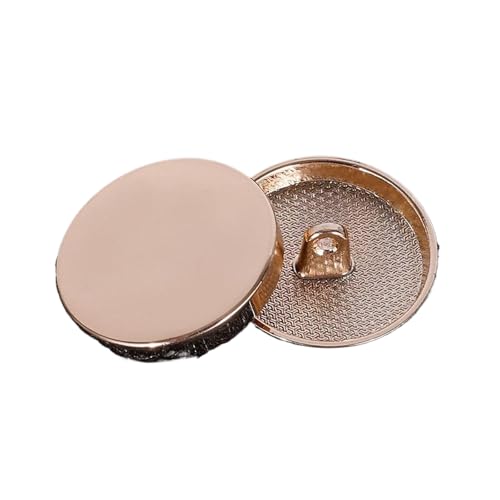 Metallknöpfe, 15 mm bis 25 mm (12# Gold, 20 mm, 6 Stück), 6 Stück von Nnjdtuj