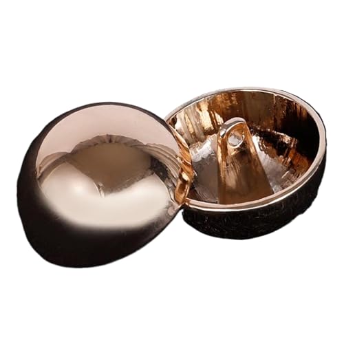 Metallknöpfe, 15 mm bis 25 mm (8# Gold, 23 mm, 6 Stück) von Nnjdtuj