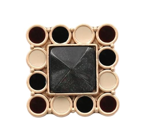 Metallknöpfe, 15 mm bis 30 mm (20# Schwarzgold, 25 mm, 5 Stück) von Nnjdtuj