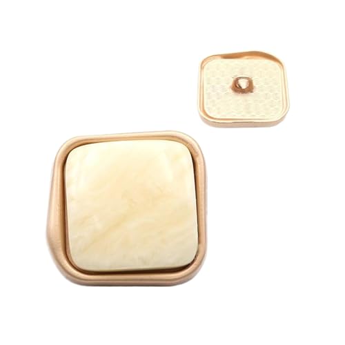 Metallknöpfe, 15 mm bis 30 mm (7# Gold, 30 mm, 5 Stück) von Nnjdtuj