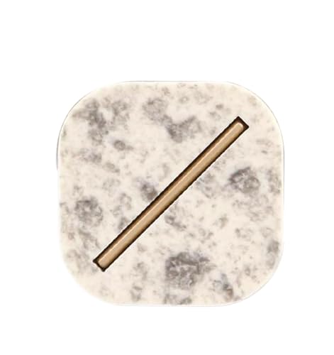 Metallknöpfe, quadratisch, 19 mm, 21 mm, 25 mm, 6 Stück von Nnjdtuj