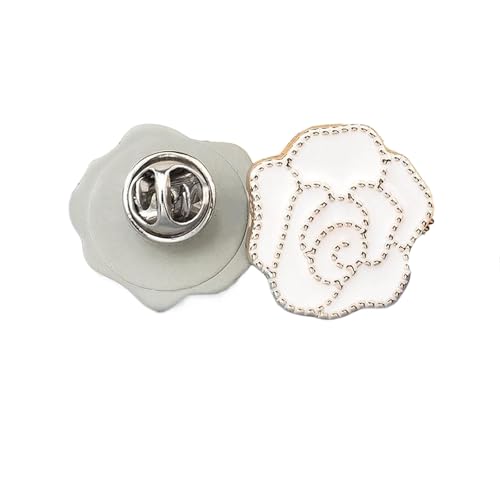 Nähfreie runde Knöpfe, 18 mm, 21 mm, 25 mm (Nr. 4, Weiß, 5 Stück) von Nnjdtuj