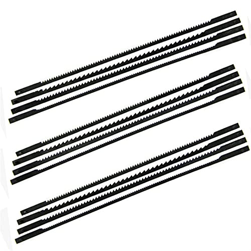 NO LOGO FMN-HOME, 12 Stück Laubsägeblatt 125 mm 10TPI Schneidwerkzeuge für 16 Zoll Laubsäge NO LOGO FMN-HOME, 12 Stück Laubsägeblatt 125 mm 10TPI Schneidwerkzeuge für 16 Zoll Laubsäge von No Logo