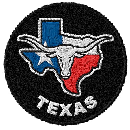 Aufnäher mit Texas-Flagge, zum Aufbügeln auf Kleidung, Jeans, Damen, Herren, Kinder, Rucksäcke, Jacken, DIY-Projekte, ideal zum Basteln, bestickt, Souvenir, Reisen, Abenteuer, ID45095 Aufnäher mit Texas-Flagge, zum Aufbügeln auf Kleidung, Jeans, Damen, Herren, Kinder, Rucksäcke, Jacken, DIY-Projekte, ideal zum Basteln, bestickt, Souvenir, Reisen, Abenteuer, ID45095 von No Thorns Media