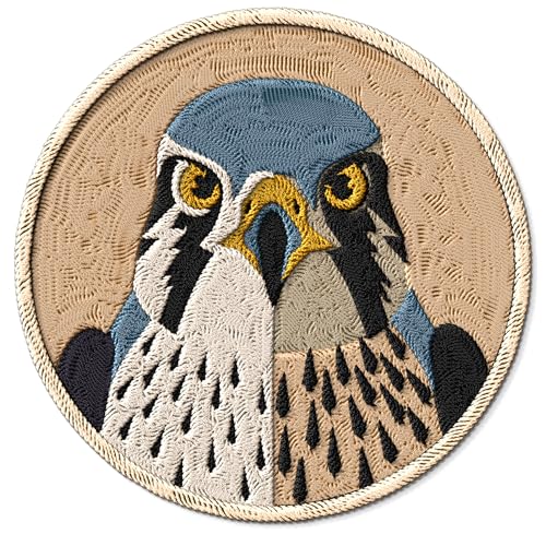 Falcon ID45095 Aufnäher zum Aufbügeln für Kleidung, Rucksäcke, Taschen, Jeans, Jacken, Größe 7,6 cm Falcon ID45095 Aufnäher zum Aufbügeln für Kleidung, Rucksäcke, Taschen, Jeans, Jacken, Größe 7,6 cm von No Thorns Media