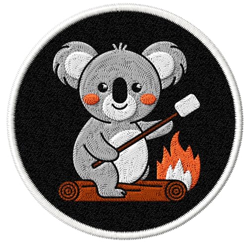 Koala-Aufnäher, bestickt, zum Aufbügeln, für Kleidung, Rucksäcke, Taschen, Jeans, Jacken, Größe 7,6 cm, ID45095 Koala-Aufnäher, bestickt, zum Aufbügeln, für Kleidung, Rucksäcke, Taschen, Jeans, Jacken, Größe 7,6 cm, ID45095 von No Thorns Media